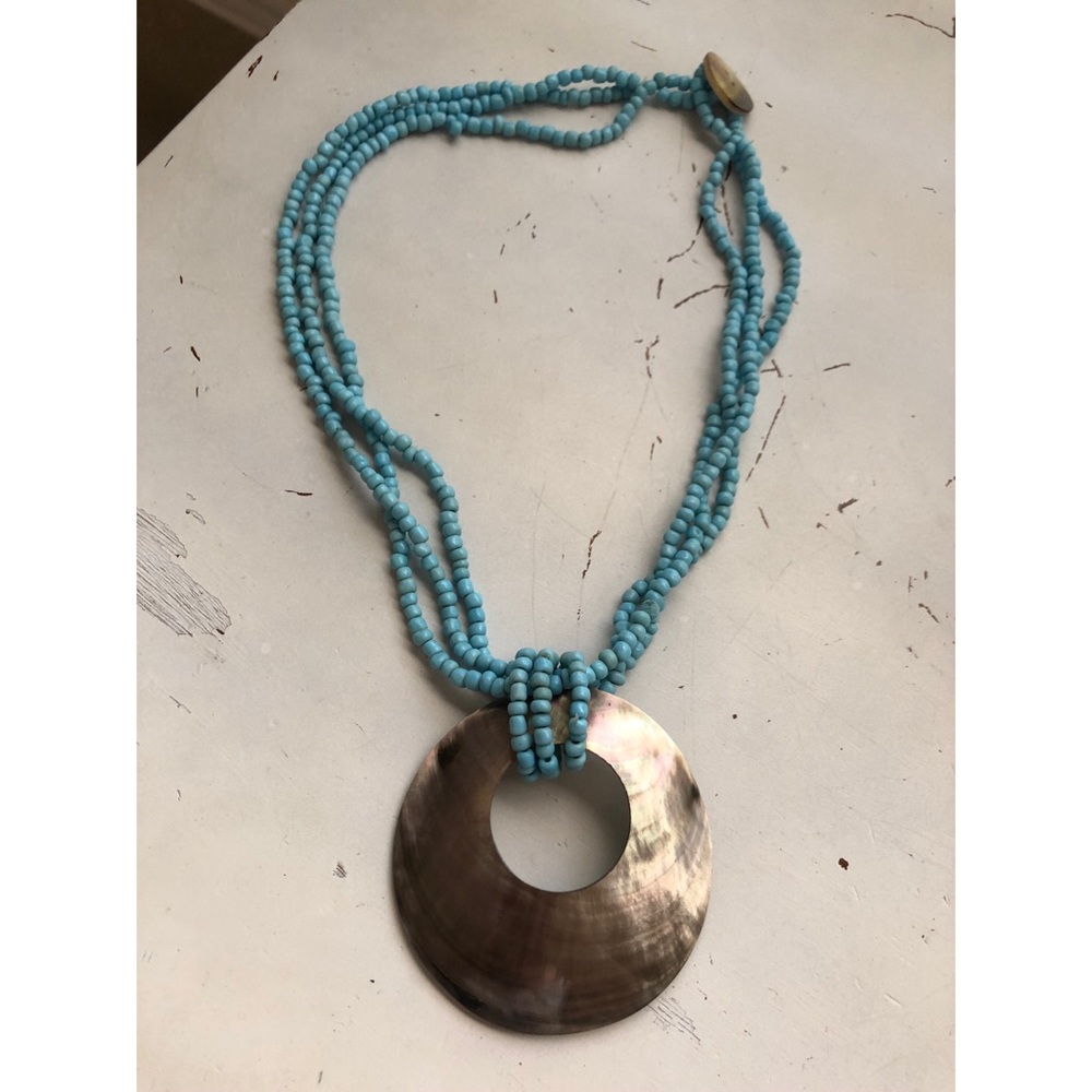 Beaded Shell Necklace
